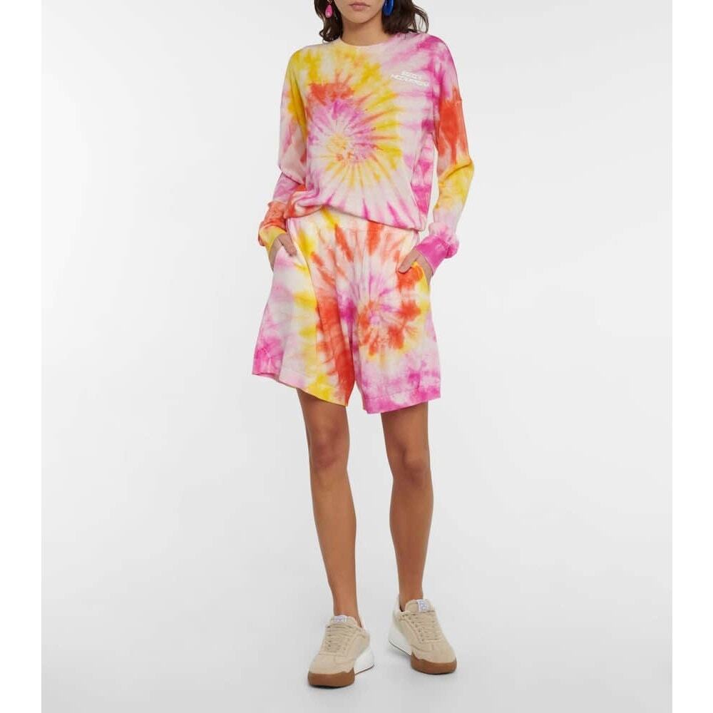 NWT Stella McCartney Splatter Knit Multicolored Tie-Dye Shorts Size IT 36 / US 0